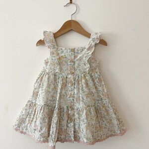 SHABBY CHIC NWOT Cottagecore Flowy Floral Flutter Sleeve Dress